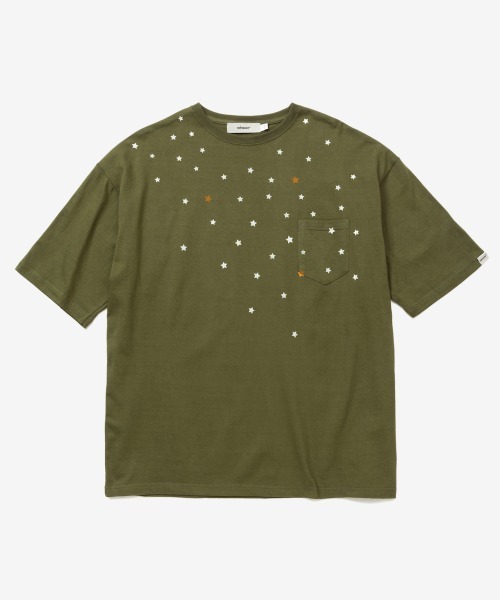 rehacer（レアセル）の「rehacer : Star Drop on Wide Body / スタードロップワイド オン ワイド ボディー（Tシャツ/カットソー・メンズ・ホワイト/ブラック/グレー/カーキ・SMALL/MEDIUM/LARGE/X-LARGE）」の16枚目の写真