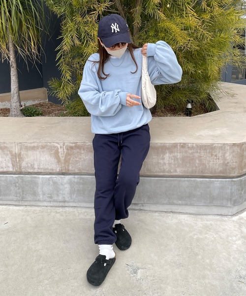 LE MORE（リモア）の「ニュアンスカラースウェット（スウェット・レディース・ブルー/グレー/オートミール/ベージュ/ピンク/ブラック・FREE）」の17枚目の写真