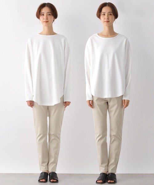 HIRO出品 セール】スソラウンドプルオーバー 182187（Tシャツ/カットソー