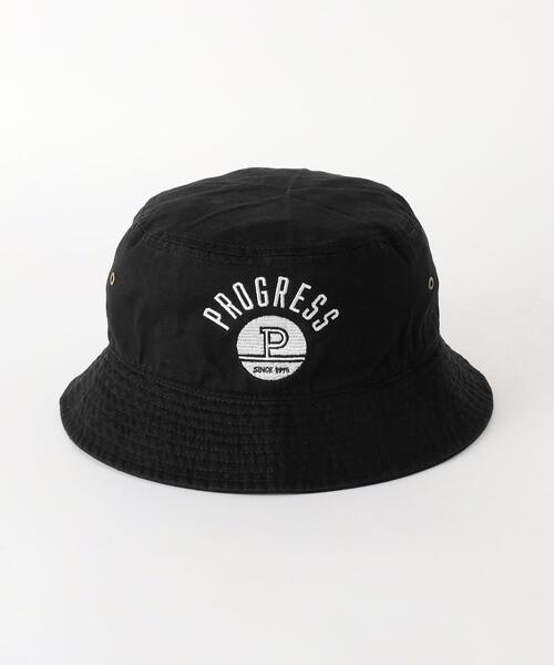 green label relaxing（グリーンレーベルリラクシング）の「＜PROGRESS RUNNING CLUB＞オールド プログレス ハット（ハット・メンズ・ブラック・FREE）」の3枚目の写真
