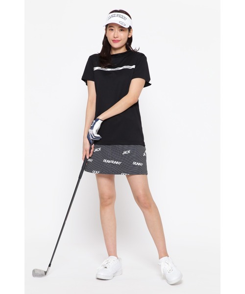Jack Bunny!!(ジャックバニー)の「【Jack Bunny!!】サライテック 半袖モックネックカットソー(Tシャツ/カットソー・レディース・ブラック/グリーン/ピンク/ホワイト・SMALL/X-SMALL/MEDIUM/LARGE)」の8枚目の写真