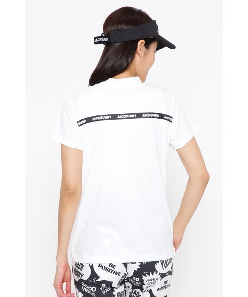 Jack Bunny!!(ジャックバニー)の「【Jack Bunny!!】サライテック 半袖モックネックカットソー(Tシャツ/カットソー・レディース・ブラック/グリーン/ピンク/ホワイト・SMALL/X-SMALL/MEDIUM/LARGE)」の11枚目の写真