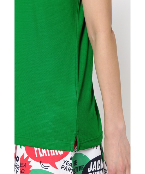 Jack Bunny!!(ジャックバニー)の「【Jack Bunny!!】サライテック 半袖モックネックカットソー(Tシャツ/カットソー・レディース・ブラック/グリーン/ピンク/ホワイト・SMALL/X-SMALL/MEDIUM/LARGE)」の18枚目の写真