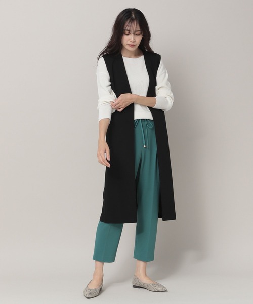 Elura(エルーラ)の「抜け感ボートネックニット(ニット/セーター・レディース・ホワイト/ネイビー・MEDIUM/LARGE)」の18枚目の写真