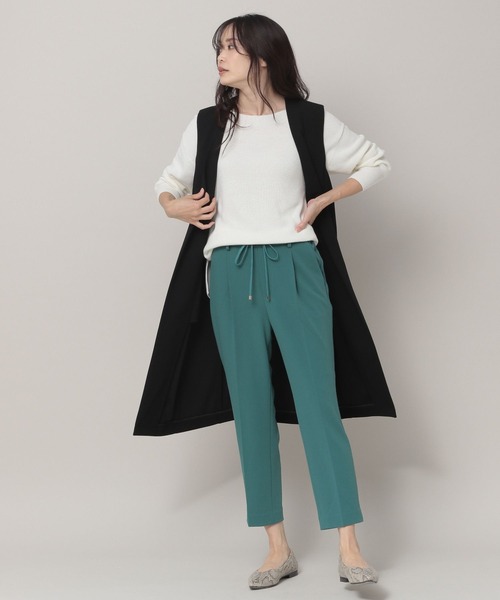 Elura(エルーラ)の「抜け感ボートネックニット(ニット/セーター・レディース・ホワイト/ネイビー・MEDIUM/LARGE)」の21枚目の写真