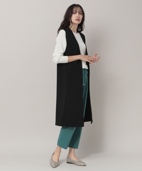 Elura(エルーラ)の「抜け感ボートネックニット(ニット/セーター・レディース・ホワイト/ネイビー・MEDIUM/LARGE)」の22枚目の写真
