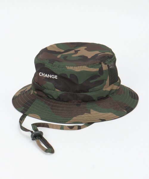 ikka（イッカ）の「後ろメッシュバケットハット（ハット・キッズ・ブラック/グリーン系・FREE）」の5枚目の写真