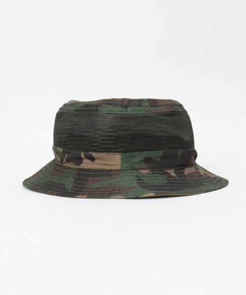 ikka（イッカ）の「後ろメッシュバケットハット（ハット・キッズ・ブラック/グリーン系・FREE）」の7枚目の写真