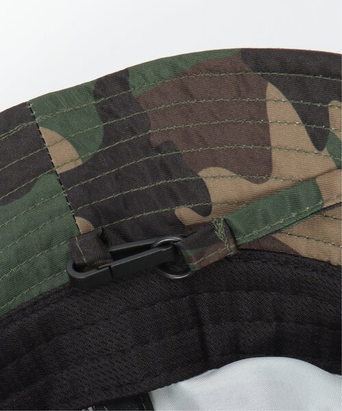 ikka（イッカ）の「後ろメッシュバケットハット（ハット・キッズ・ブラック/グリーン系・FREE）」の6枚目の写真