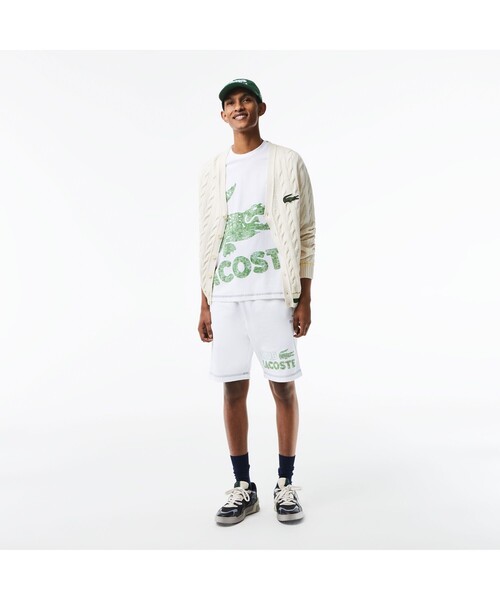LACOSTE（ラコステ）の「オーバーサイズプリントTシャツ（Tシャツ/カットソー・メンズ・ブルー/ネイビー/ホワイト・4/3/5/2）」の8枚目の写真
