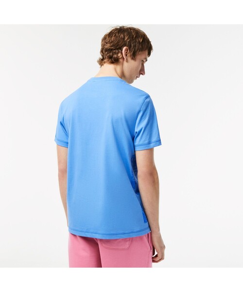 LACOSTE（ラコステ）の「オーバーサイズプリントTシャツ（Tシャツ/カットソー・メンズ・ブルー/ネイビー/ホワイト・4/3/5/2）」の14枚目の写真