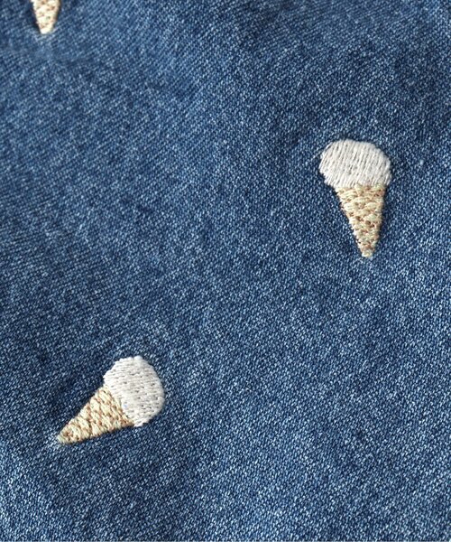 BREEZE(ブリーズ)の「刺繍デニムショートパンツ(デニムパンツ・キッズ・ブルー/ブラック/サックスブルー・140/130/110/120/80/100/90)」の17枚目の写真