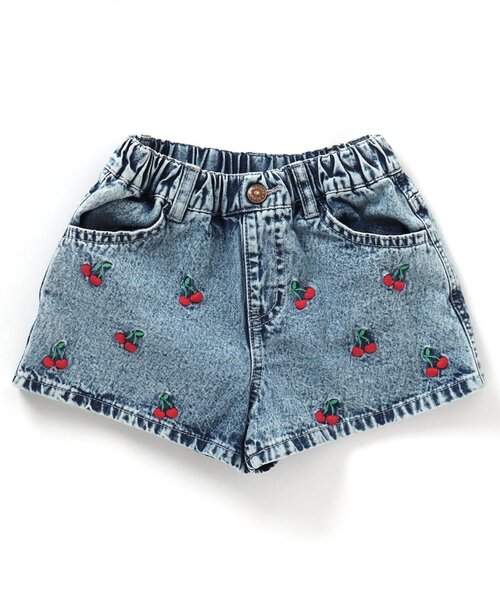 BREEZE(ブリーズ)の「刺繍デニムショートパンツ(デニムパンツ・キッズ・ブルー/ブラック/サックスブルー・140/130/110/120/80/100/90)」の13枚目の写真