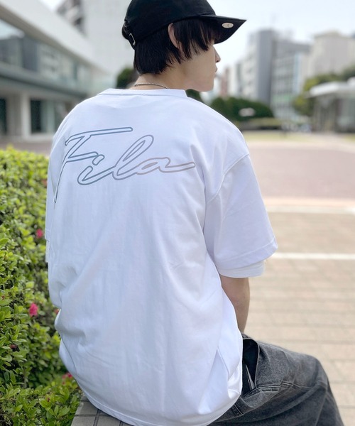 FILA（フィラ）の「FILA フィラ 筆記体 ブランド ロゴ 刺繍