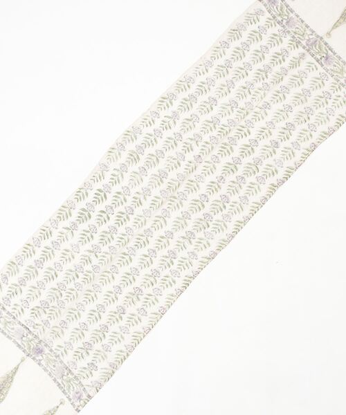 AS KNOW AS plus（アズノゥアズプラス）の「透かしてエスニックストール（ストール/ショール・レディース・イエロー系/オレンジ系/ブラウン系/パープル系/ブルー系・FREE）」の22枚目の写真