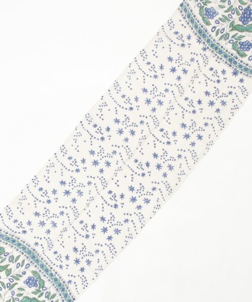 AS KNOW AS plus（アズノゥアズプラス）の「透かしてエスニックストール（ストール/ショール・レディース・イエロー系/オレンジ系/ブラウン系/パープル系/ブルー系・FREE）」の21枚目の写真