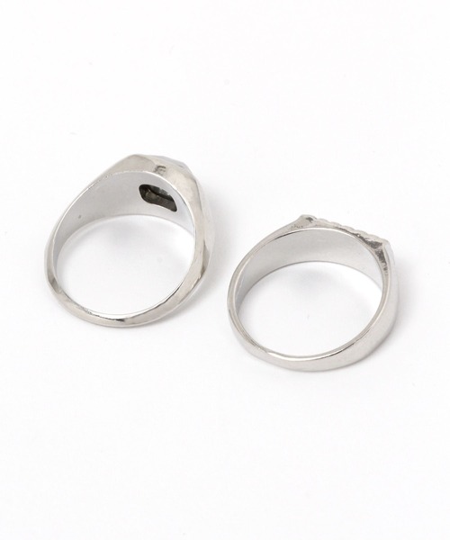 niko and...（ニコアンド）の「Wスクエア5SETリング（リング・レディース・グレー/イエロー・0）」の3枚目の写真