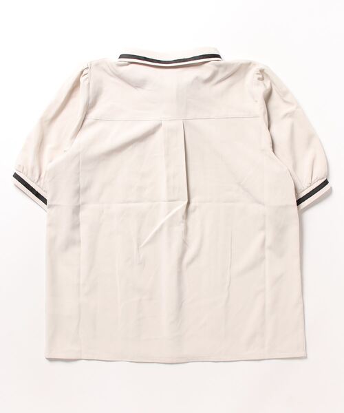 axes femme（アクシーズファム）の「ミリタリー風タイ付ブラウス（シャツ/ブラウス・レディース・カーキ/ベージュ/ホワイト・MEDIUM/LARGE）」の7枚目の写真