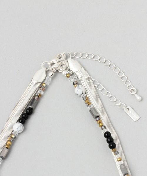 JEANASIS（ジーナシス）の「ビーズ2ピースネックレス/196454（ネックレス・レディース・シルバー系その他/ゴールド系その他・FREE）」の5枚目の写真