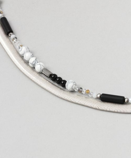 JEANASIS（ジーナシス）の「ビーズ2ピースネックレス/196454（ネックレス・レディース・シルバー系その他/ゴールド系その他・FREE）」の6枚目の写真