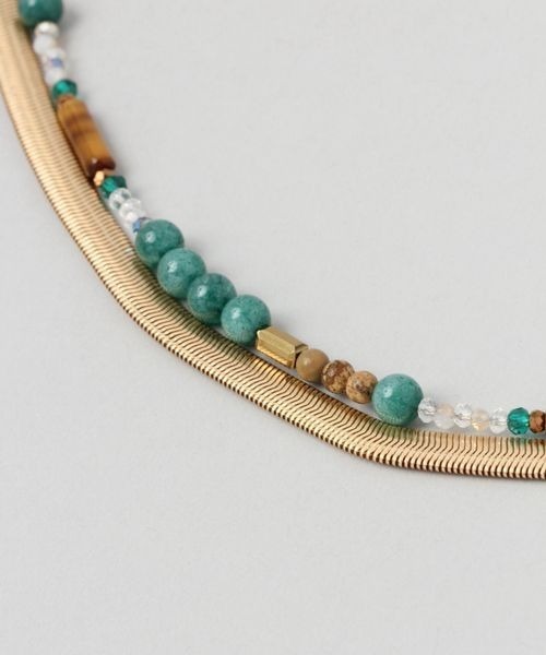 JEANASIS（ジーナシス）の「ビーズ2ピースネックレス/196454（ネックレス・レディース・シルバー系その他/ゴールド系その他・FREE）」の7枚目の写真