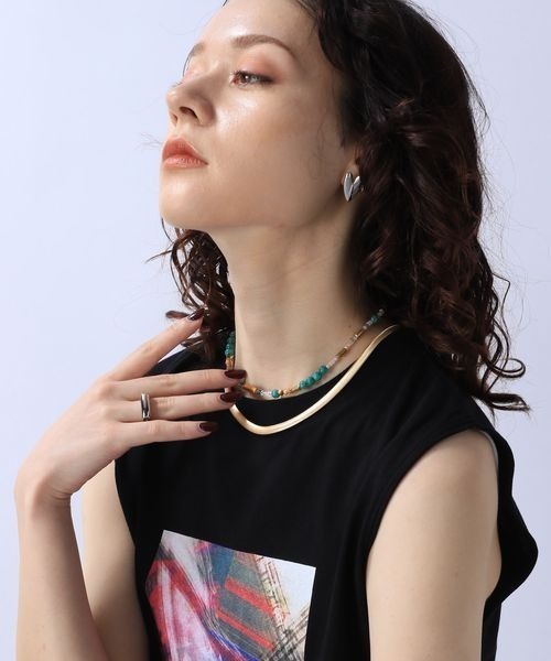 JEANASIS（ジーナシス）の「ビーズ2ピースネックレス/196454（ネックレス・レディース・シルバー系その他/ゴールド系その他・FREE）」の9枚目の写真