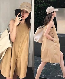 DEVICE | 【上からかぶって日焼け対策】普段も着れる 2WAY ラッシュガード  オールインワン(ラッシュガード)