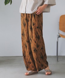 プリントストレートパンツ 904911