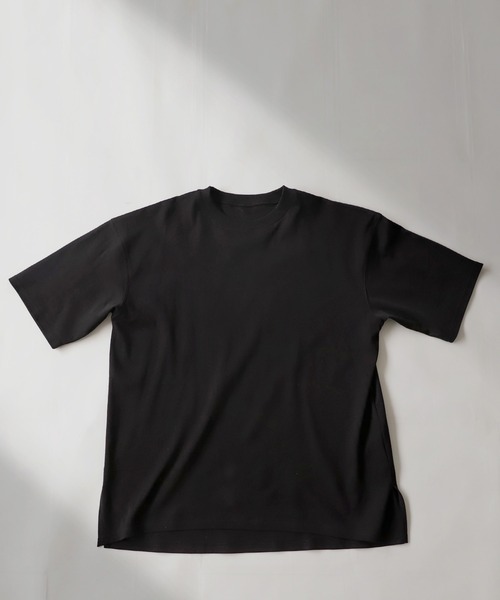 antiqua(アンティカ)の「綿100%スムース生地BIGTシャツ(Tシャツ/カットソー・レディース・ホワイト/ブラック・FREE)」の19枚目の写真