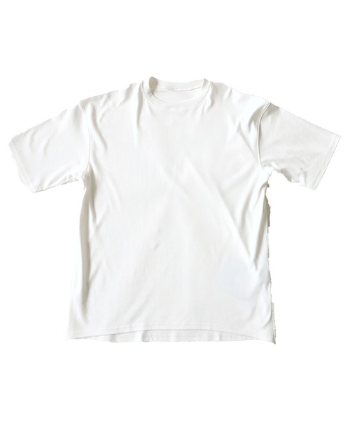 antiqua(アンティカ)の「綿100%スムース生地BIGTシャツ(Tシャツ/カットソー・レディース・ホワイト/ブラック・FREE)」の20枚目の写真