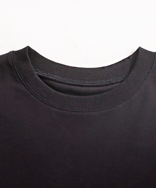 antiqua(アンティカ)の「綿100%スムース生地BIGTシャツ(Tシャツ/カットソー・レディース・ホワイト/ブラック・FREE)」の22枚目の写真