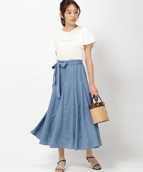 MISCH MASCH（ミッシュマッシュ）の「■2023春夏新作■バックリボンメッセージTシャツ/MM328202（Tシャツ/カットソー・レディース・モカ/ホワイト/レッド/ブラック/ピンク・M）」の11枚目の写真