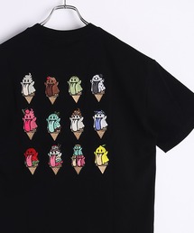 GRAF&WU（グラフアンドユー）の「GRAF&WU グラフアンドウー 12BOOGHOST 半袖プリント 刺繍 Tシャツ（Tシャツ/カットソー）」