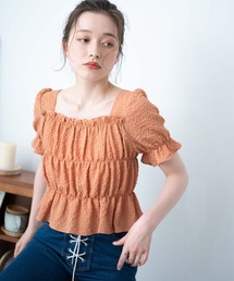 WEGO | WEGO/クリンクルシャーリングブラウス(シャツ/ブラウス)