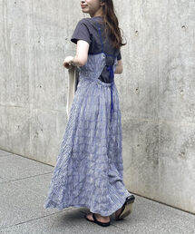 fredy emue | チェック柄キャミワンピース(ワンピース)