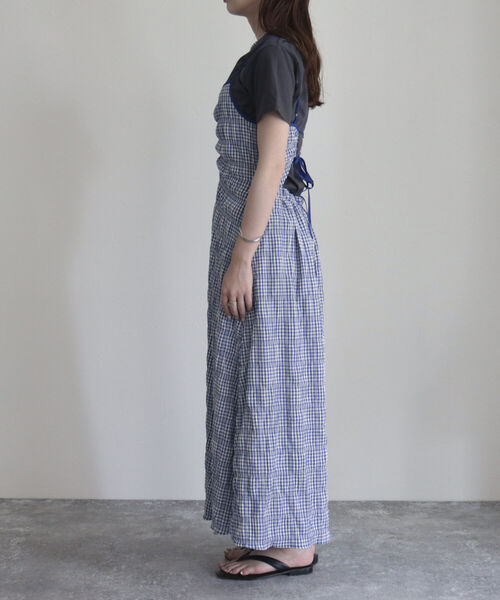 fredy emue（フレディエミュ）の「チェック柄キャミワンピース（ワンピース・レディース・ブラック系その他/ブルー系その他・38）」の7枚目の写真