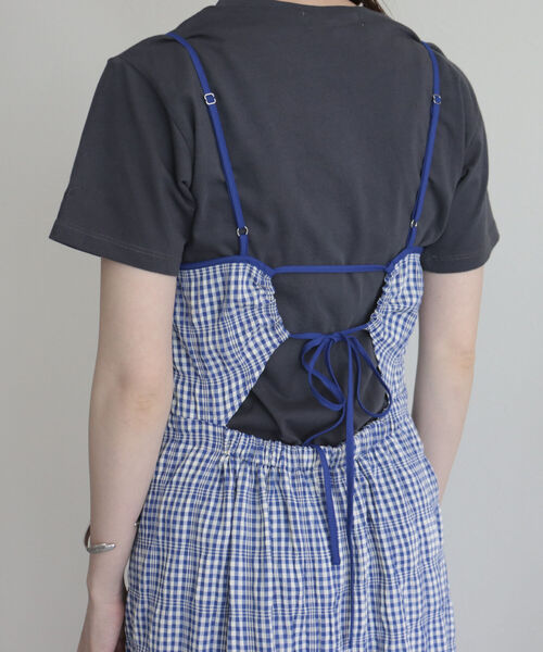 fredy emue（フレディエミュ）の「チェック柄キャミワンピース（ワンピース・レディース・ブラック系その他/ブルー系その他・38）」の19枚目の写真