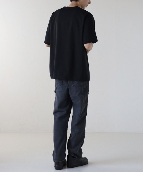 CREARE -LINO-（クレアーレリノ）の「デニム ペインダーストレートパンツ<ユニセックス>（デニムパンツ・メンズ・ピンク/ブルー/ブラック・M/L）」の11枚目の写真