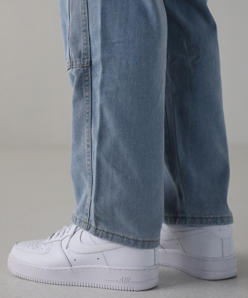 CREARE -LINO-（クレアーレリノ）の「デニム ペインダーストレートパンツ<ユニセックス>（デニムパンツ・メンズ・ピンク/ブルー/ブラック・M/L）」の22枚目の写真