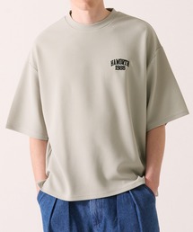 メンズ エンボスワンポイント刺繍Tシャツ