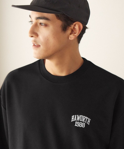 coca（coca）（コカ）の「メンズ エンボスワンポイント刺繍Tシャツ（Tシャツ/カットソー・メンズ・ブラック/ライトグレー・M/L/XL）」の10枚目の写真