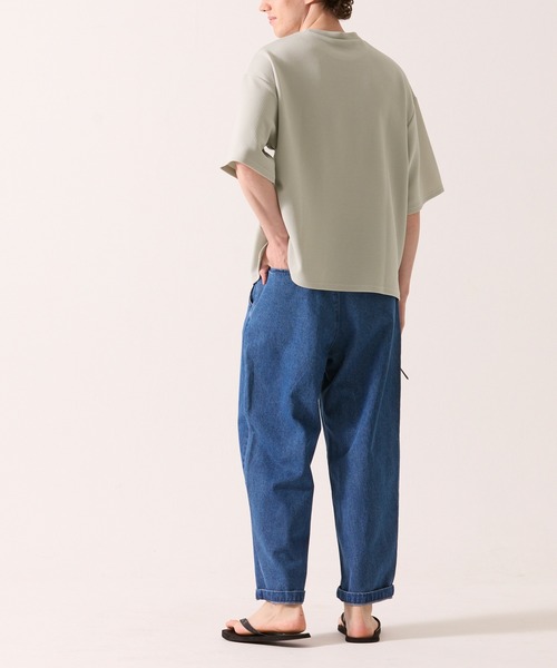 coca（coca）（コカ）の「メンズ エンボスワンポイント刺繍Tシャツ（Tシャツ/カットソー・メンズ・ブラック/ライトグレー・M/L/XL）」の7枚目の写真