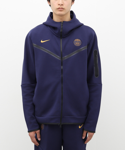 【希少】NIKE PSG テックフリース パーカー PSG ナイキ テック フリース 24/25 パーカー - ブルー
