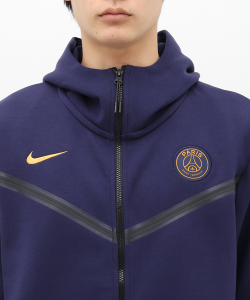 【希少】NIKE PSG テックフリース パーカー コラボ☆NIKE×PSG☆テックフリース☆Zip Thru フーディー (Nike