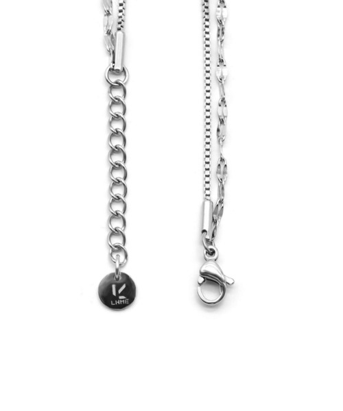 LHME(エルエイチエムイー)の「【WEB限定】”New me”レイヤードチェーンブレスレット/サージカルステンレス(金属アレルギー対応)【LHME / エルエイチエムイー】(ブレスレット・レディース・ゴールド/シルバー・ONE SIZE)」の5枚目の写真