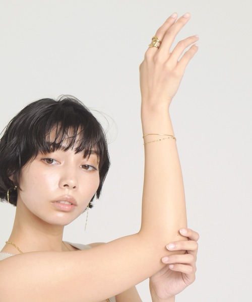 LHME(エルエイチエムイー)の「【WEB限定】”New me”レイヤードチェーンブレスレット/サージカルステンレス(金属アレルギー対応)【LHME / エルエイチエムイー】(ブレスレット・レディース・ゴールド/シルバー・ONE SIZE)」の21枚目の写真