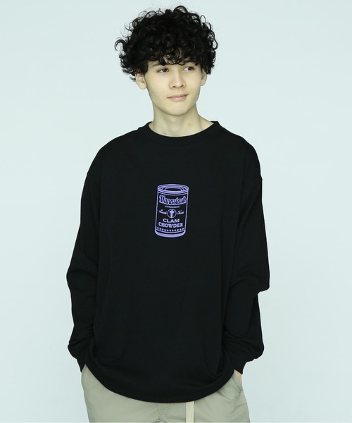 MANASTASH（マナスタッシュ）の「MANASTASH/マナスタッシュ/CiTee L/S TEE ELEPHANT/ロングスリーブエレファントTシャツ（Tシャツ/カットソー・メンズ・バーガンディー/ブラック/ホワイト・M/L/2XL/XL）」の12枚目の写真