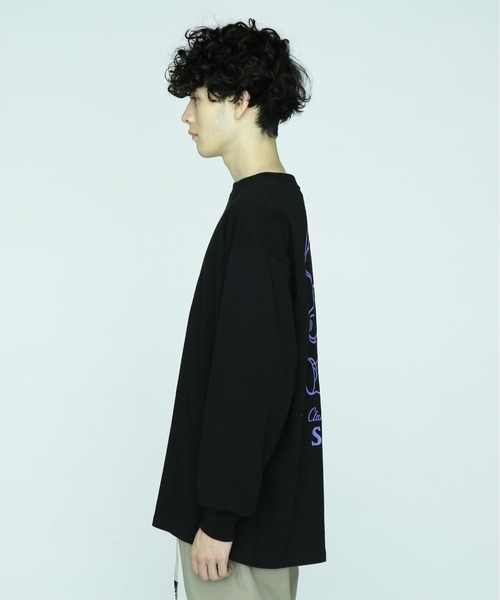 MANASTASH（マナスタッシュ）の「MANASTASH/マナスタッシュ/CiTee L/S TEE ELEPHANT/ロングスリーブエレファントTシャツ（Tシャツ/カットソー・メンズ・バーガンディー/ブラック/ホワイト・M/L/2XL/XL）」の19枚目の写真