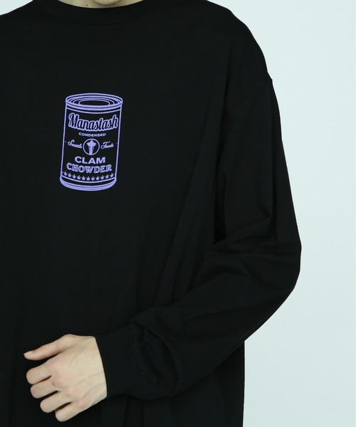 MANASTASH（マナスタッシュ）の「MANASTASH/マナスタッシュ/CiTee L/S TEE ELEPHANT/ロングスリーブエレファントTシャツ（Tシャツ/カットソー・メンズ・バーガンディー/ブラック/ホワイト・M/L/2XL/XL）」の4枚目の写真