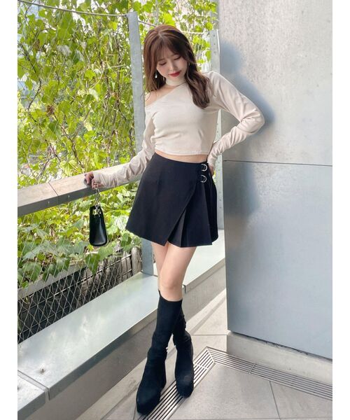 EATME（イートミー）の「チョーカーリブトップス（Tシャツ/カットソー・レディース・ブラック/アイボリー/ブラウン・FREE）」の15枚目の写真